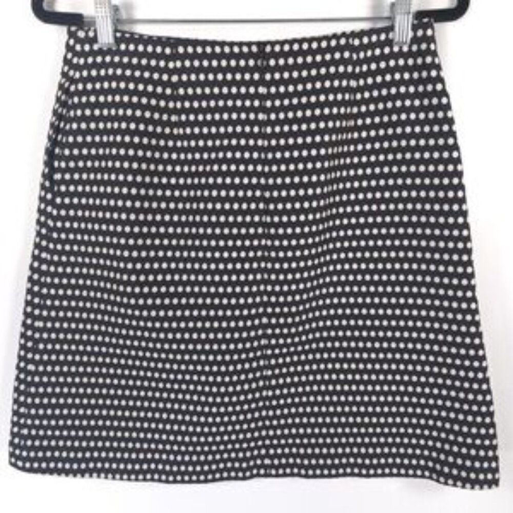 Boden‎ ROMANIA🇷🇴MADE Lined Cotton Blend Mini Skirt Geometric W0091 Size 6R